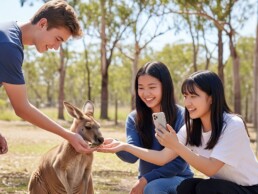 Lexis Juniors Foundation Brisbane Lone Pine Lexis Juniors Foundation Program Students At Lone Pine Koala Sanctuary In Brisbane